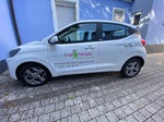 Fahrzeug Ergotherapie mit Logo foliert